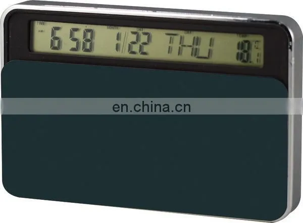 classic desk clock with weather forecast (L2809)