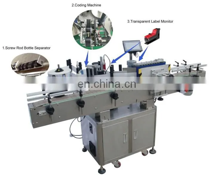 HIG Delta servo controller economy plastic bottle automatic sticker labeling machine dealer