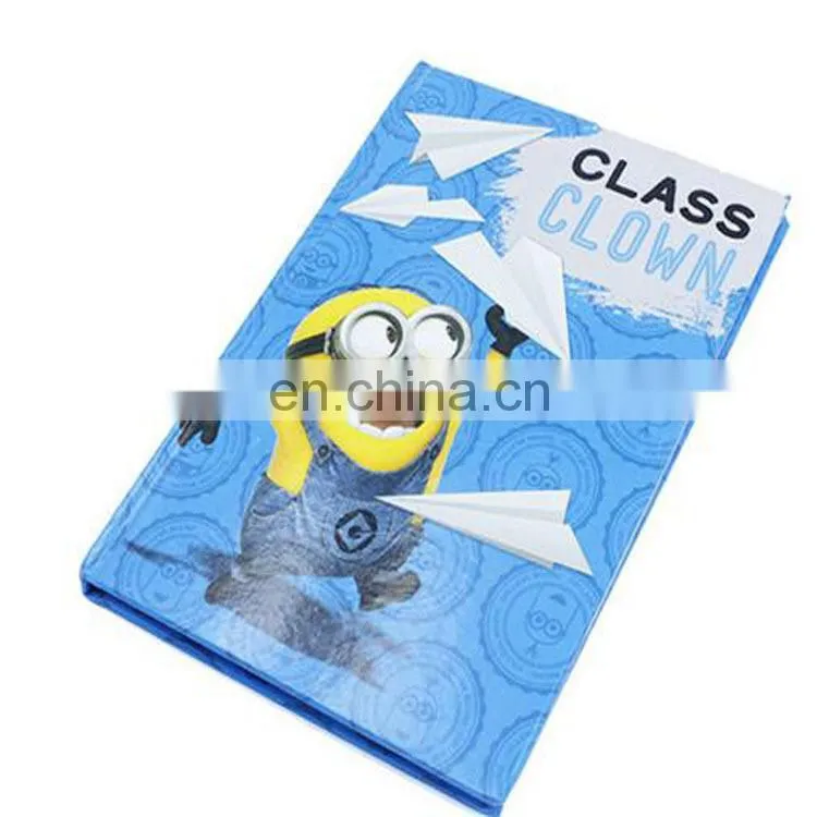 China book printing supplier custom perfect binding hardcover notebook for studfent use