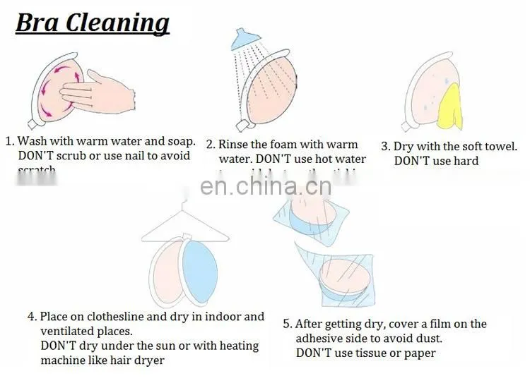 Hot Sale 4 Color Cloth Backless Strapless Invisible Push Up Magic Bra