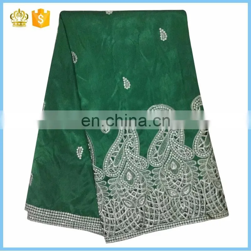 Guangzhou China most popular George Lace Fabric Embroidery Lace with sequins H16012434