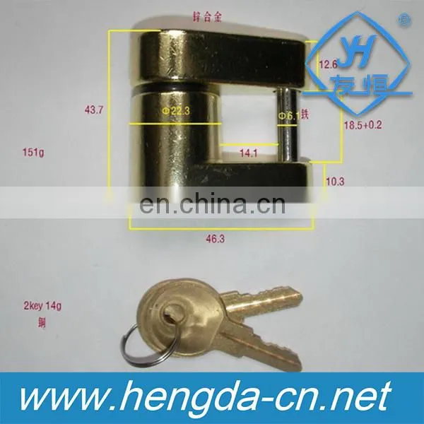 YH9008 Trailer Hitch Coupler Lock Over Other Tongue Lock Thread
