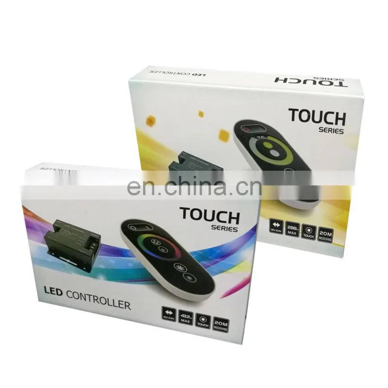High quality top sell dc12v 24v wall rgb controller rf remote touch panel controller