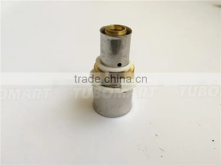 Hot modern dzr connector unequal union pipe press fitting for gas heating system