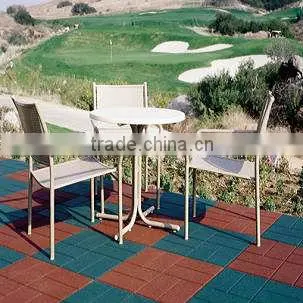 rubber patio paver tile