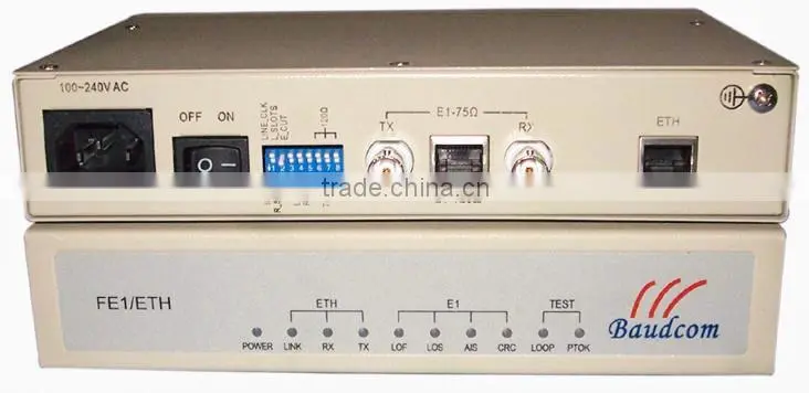 Framed E1 to Ethernet Converter