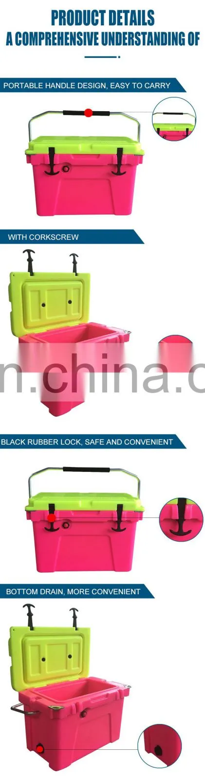portable cooler box hiking modern camping cans travel travel fishing box ice chest cooler box