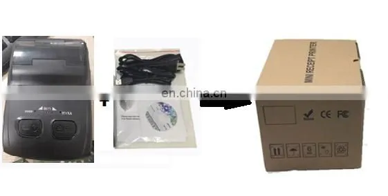 Cheapest Portable mini thermal printer 58mm pos thermal receipt printer for supermarket