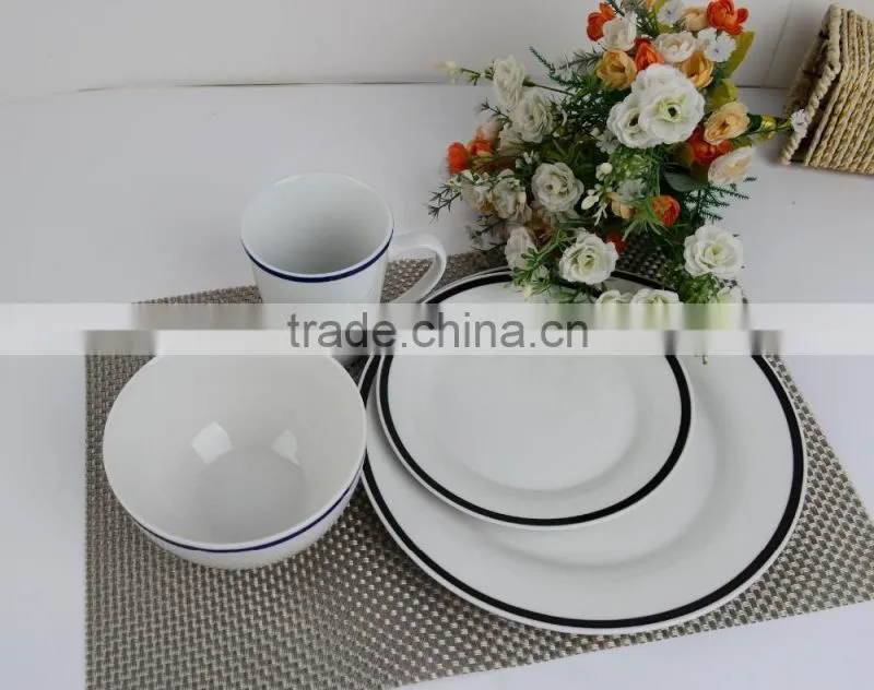 porcelain dinner set luxury with glaze line china best home porcelain tablewware with good quality and cheap price
