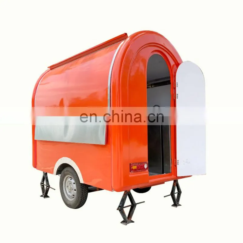 Customized Mobile Kitchen Outdoor Food Trailer Pizza Waffle BBQ Cake Breakfast Food Cart Food Truck trailer