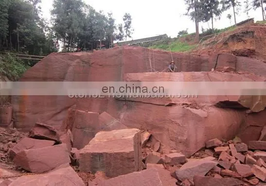 Top Sell of China Red Mushroom Sandstone , Own Red Sandstone Quarries