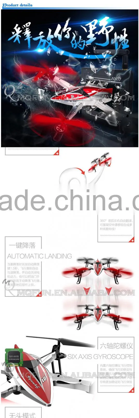 Mini Qute RC remote control flying Helicopter Quadcopter Headless mode 3D tumbling Educational electronic toy NO.Q212