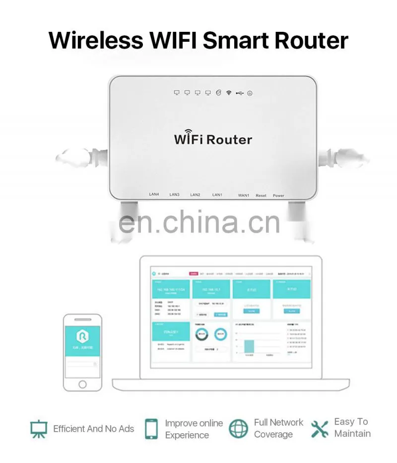 ALLINGE LG3230 300Mbps Wireless Router WE1626 with 4 External Antenna WE1626 Home Use Router Work With E3372h-153 USB Dongle