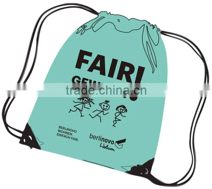 Promotional cheap customized drawstring bags