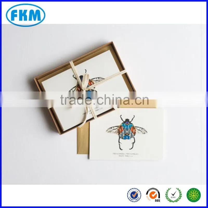 card envelope in box