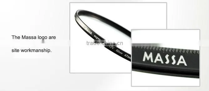 Massa super slim lens filter HMC 58mm scratch resistant uv filter for camera lens