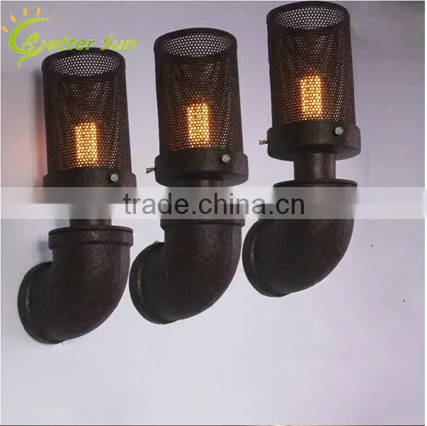 New Vintage Retro Stair Iron Tube Outdoor Wall Light