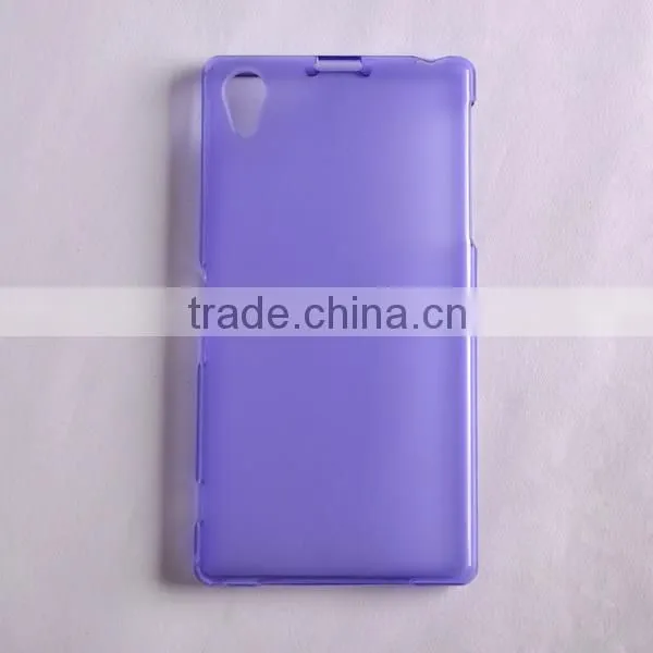 Cheap soft TPU mobile phone cover for Sony Z1