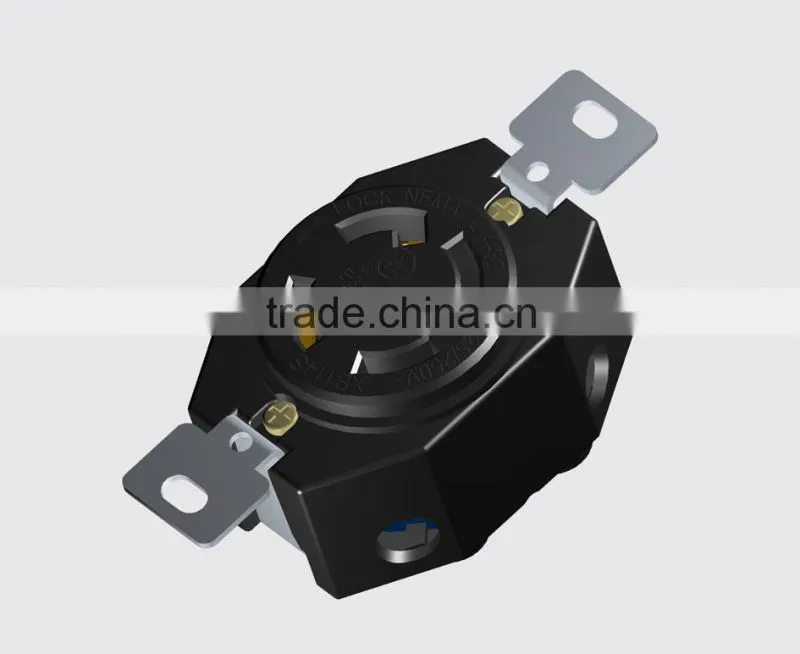 Cheapest 1USD NEMA locking plug UL approvasl L5-30R Receptacle