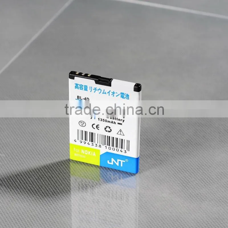 Long lasting Cell Phone Battery work for Nokia BL-4D,China factory,Delivery time within 7 days