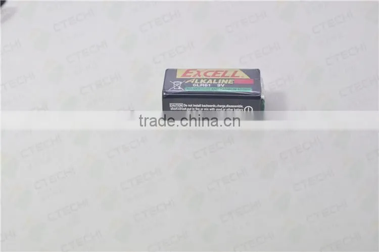 6LR61 alkaline battery 9V dry battery Excell brand