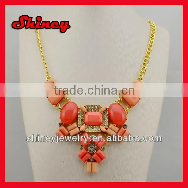 antique styled bronze colored alloy chain tassel necklace