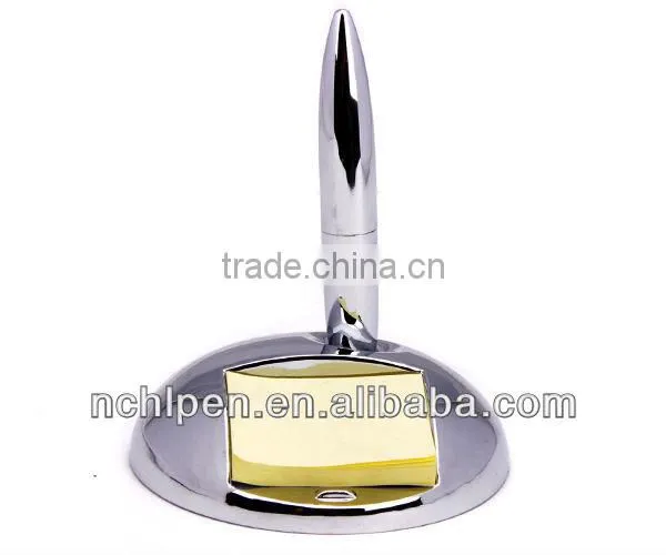 promotional pen with note stick,stand pen