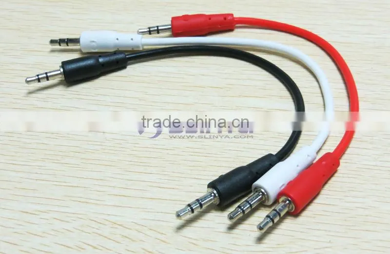 6 Port 3.5MM Audio Earphones Splitter Adapter