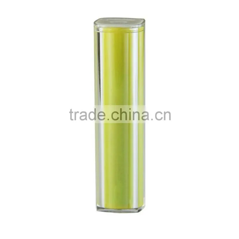 oem gifts power bank color cylinder power bank 2600mah
