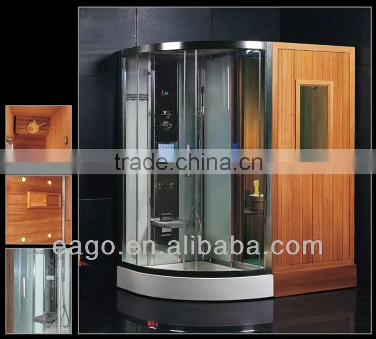 sanua room with steam shower