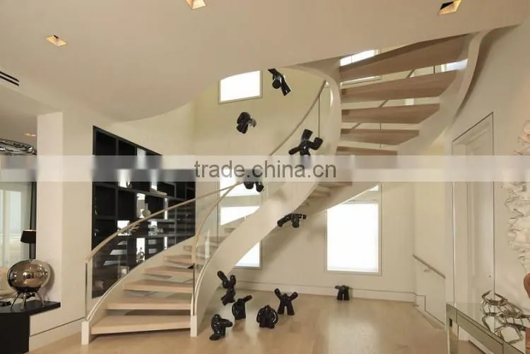 customize size curve stair treads