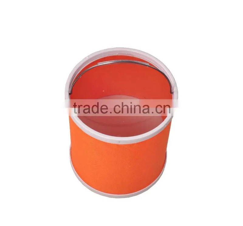 11 Litre Folding Camping Kitchen Bucket Orange