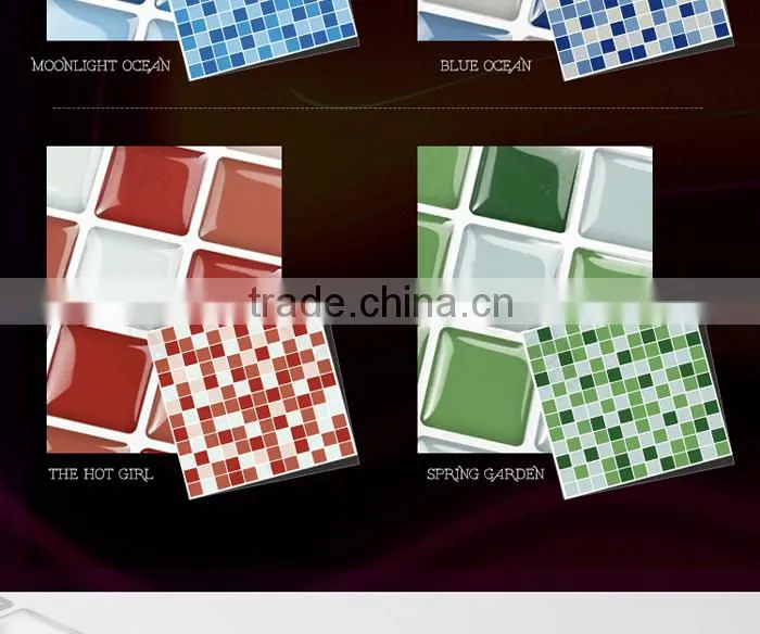 Yashi mosaic pattern decorative tile sticker