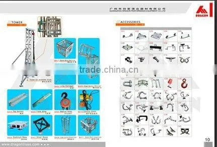 289x289mm pin truss ,light truss,aluminum truss