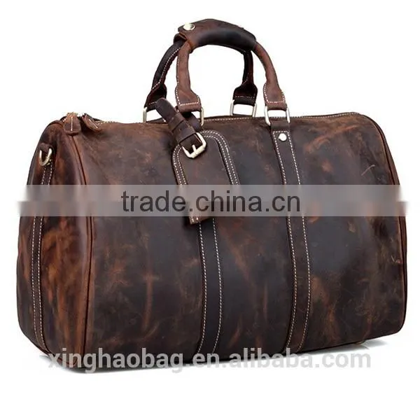 Guangzhou Factory Leather Bag Travel Bag Wholesale 2014