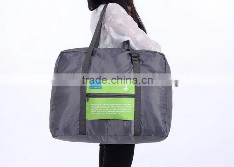 Custom made polyester folding travel bags best travel duffel bag