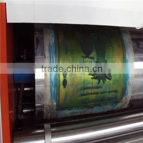 semi-automatic/chain feeding carton box printing slotting machine