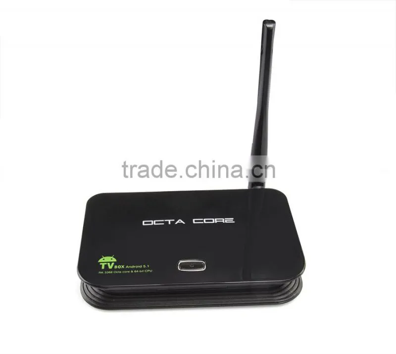 New Arrive Kodi Fully Loaded Z4 RK3368 OCTA Core Android 5.1 Lollipop OS Smart TV Box 2GB/16GB 4K Media Player 5G Wifi
