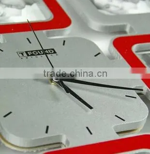 Black and white photo frame digital led wall clock to home decorations