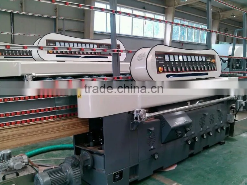CNC grinding and polishing machine/glass straight-line polishing machine with 9 motors
