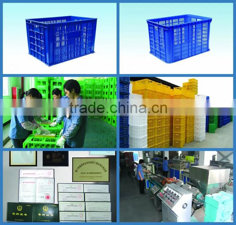 Euro Standards PP Plastic Turnover Box with wheels / High Quality wheels Plastic Turnover Box