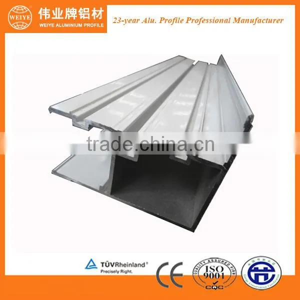 High quality power coating aluminium rail for sliding door