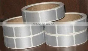 Silver adhesive sticker