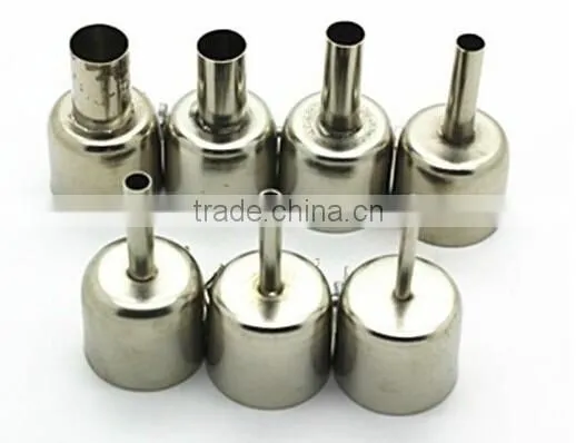 7pcs/lot Solder Nozzle for hot air gun solder station saike 850 852 852D 950 952 8502D