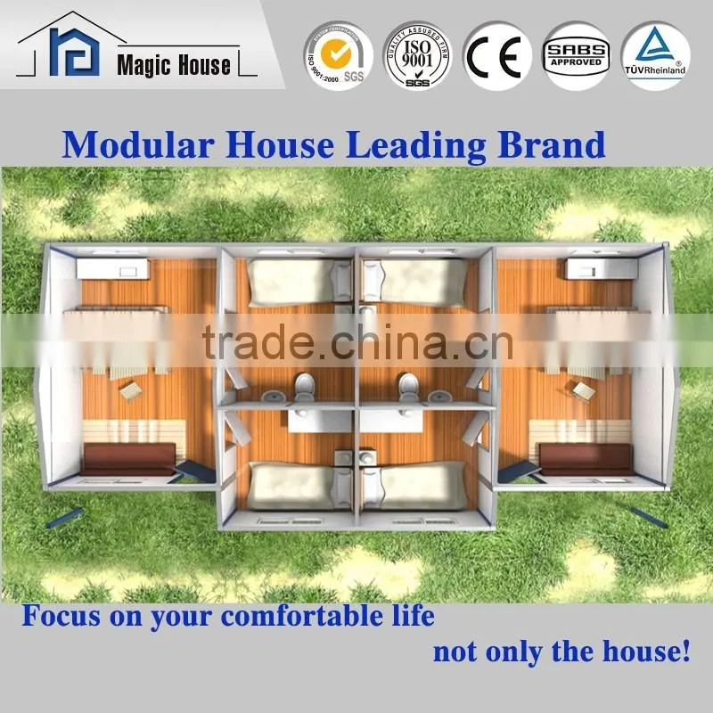 HIgh quality Prefabricated houses ,Nice looking modular house, new design Modern prefab house