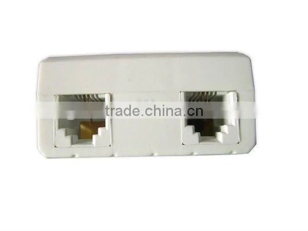 Splitter and 4 Port ADSL2+ Router