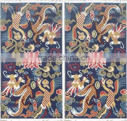 Handknotted woollen rugs