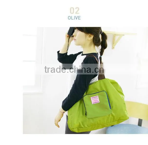 Portable shopping bag for travel
