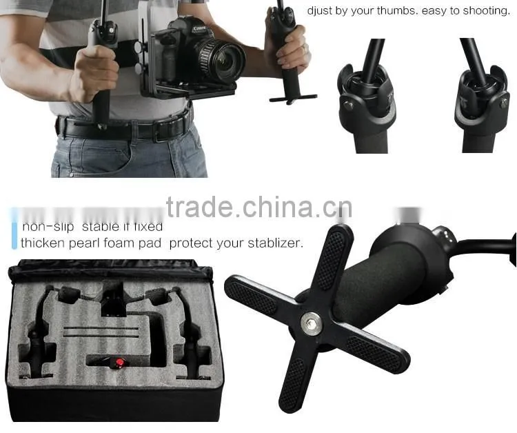 Huizhou latoured supplier high stabilization manufactory professional 3 axis gimbal dslr stabilizer for cameras videos