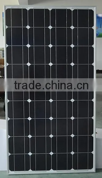 80w 18v CE,SGS RoHS approved monocrystalline solar panel